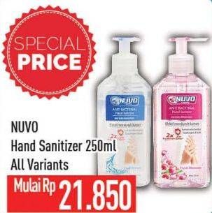 Promo Harga NUVO Hand Sanitizer All Variants 250 ml - Hypermart