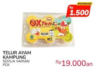 Promo Harga Telur Ayam Kampung All Variants 10 pcs - Indomaret