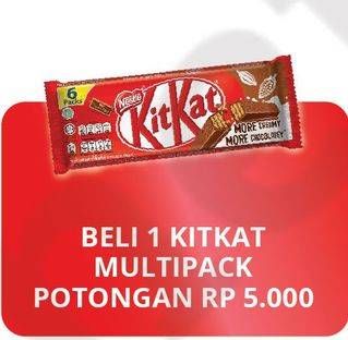 Promo Harga KIT KAT Chocolate 4 Fingers  - Hypermart