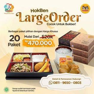 Promo Harga HokBen Bento Special  - HokBen