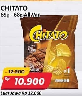 Promo Harga Chitato Snack Potato Chips All Variants 68 gr - Alfamart