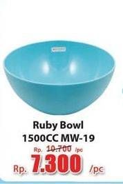 Promo Harga LION STAR Ruby Bowl MW-19 1500 ml - Hari Hari