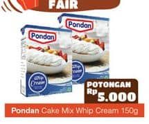 Promo Harga Pondan Whip Cream 150 gr - Hypermart