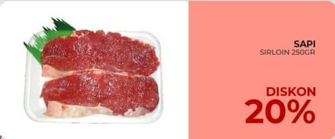 Promo Harga Daging Has Luar (Daging Sirloin) 250 gr - Yogya