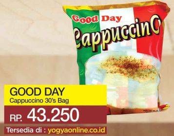 Promo Harga Good Day Cappuccino per 30 sachet - Yogya