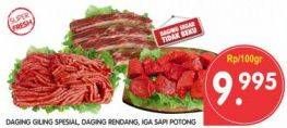Promo Harga Daging Giling Spesial / Rendang / Iga Sapi Potong  - Superindo