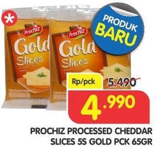Promo Harga PROCHIZ Gold Slices 5 pcs - Superindo