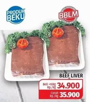 Promo Harga Beef Liver (Hati Sapi)  - Lotte Grosir