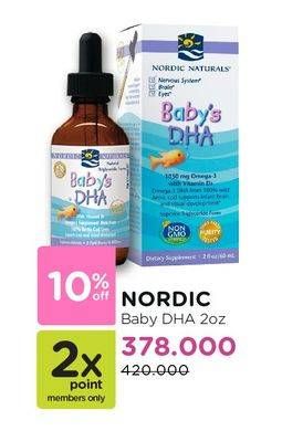 Promo Harga NORDIC NATURALS Baby DHA 60 ml - Watsons