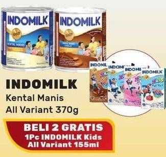 Promo Harga INDOMILK Susu Kental Manis All Variants 370 gr - Yogya