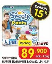 Promo Harga Sweety Silver Pants M60, L54, XL44  - Superindo