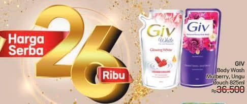 Promo Harga GIV Body Wash Mulberry Collagen 825 ml - LotteMart