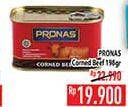 Promo Harga PRONAS Corned Beef Classic 198 gr - Hypermart