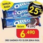 Promo Harga Oreo Biskuit Sandwich All Variants 123 gr - Superindo