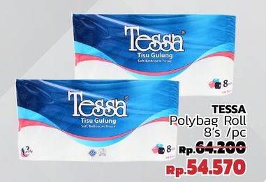 Promo Harga TESSA Toilet Tissue 8 roll - LotteMart