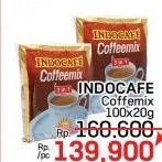 Promo Harga Indocafe Coffeemix 3in1 per 100 sachet 20 gr - LotteMart