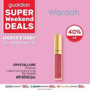 Promo Harga WARDAH Crystallure Precious Liquid Lip Couture 6 gr - Guardian