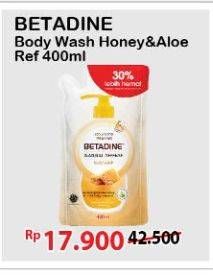 Promo Harga BETADINE Body Wash Manuka Honey 400 ml - Alfamart