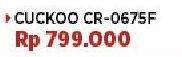 Promo Harga Cuckoo CR-0675F Digital Rice Cooker 1.08 liter  - COURTS