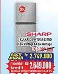 Promo Harga Sharp SJ-237ND | Refrigerator 205ltr  - Hypermart