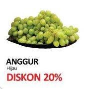 Promo Harga Anggur Hijau per 100 gr - Yogya