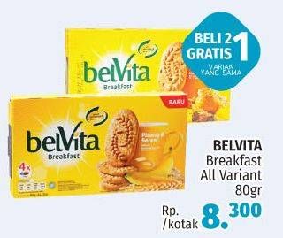 Promo Harga BELVITA Biskuit Breakfast All Variants 80 gr - LotteMart