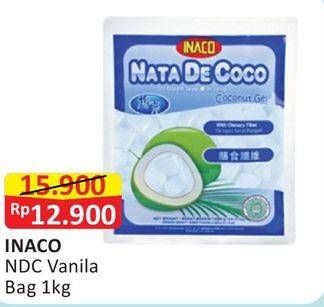 Promo Harga INACO Nata De Coco Vanila 1 kg - Alfamart