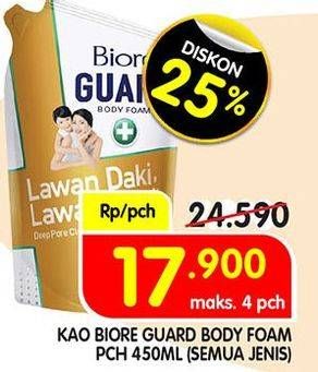 Promo Harga BIORE Guard Body Foam All Variants 450 ml - Superindo