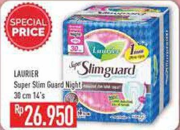 Promo Harga Laurier Super Slimguard Night 30cm 14 pcs - Hypermart