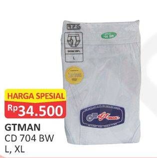 Promo Harga GT MAN Underwear CD 704  - Alfamart