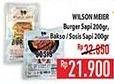 Promo Harga Wilson Meier Sosis/Bakso/Burger Sapi  - Hypermart
