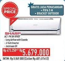 Promo Harga SHARP AH-X9VEY - AC 1PK  - Hypermart