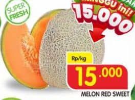 Promo Harga Melon Red Sweet per 100 gr - Superindo