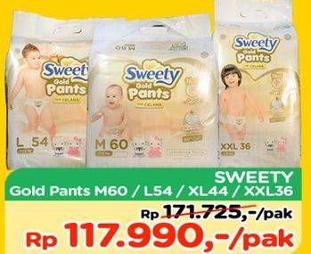 Promo Harga Sweety Gold Pants M60, L54, XL44, XXL36  - TIP TOP