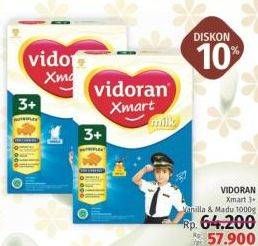 Promo Harga VIDORAN Xmart 3+ Madu, Vanilla 1000 gr - LotteMart
