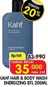 Promo Harga Kahf Hair & Body Wash Energizing 200 ml - Superindo