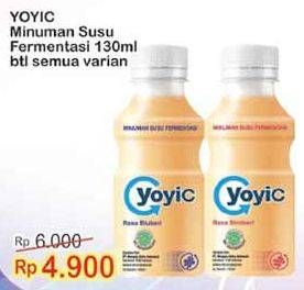 Promo Harga YOYIC Probiotic Fermented Milk Drink All Variants 130 ml - Indomaret