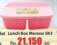 Promo Harga OWL PLAST Lunch Box Moreno SK3  - Hari Hari