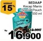 Promo Harga SEDAAP Kecap Manis Special 550 ml - Giant
