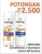 Promo Harga PANTENE Shampo/Conditioner All Variants 135 ml - Alfamidi
