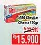 Promo Harga MEG Cheddar Cheese 170 gr - Hypermart