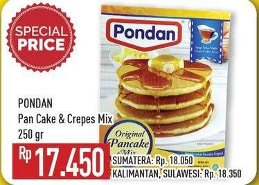 Promo Harga Pondan Pancake Crepes 250 gr - Hypermart