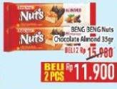 Promo Harga Beng-beng Wafer Chocolate, Nuts Almond 35 gr - Hypermart