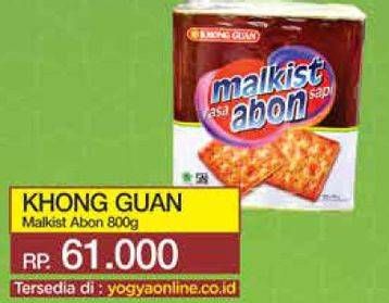 Promo Harga Khong Guan Malkist Abon Sapi 800 gr - Yogya