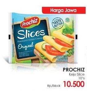 Promo Harga PROCHIZ Slices 10 pcs - Lotte Grosir