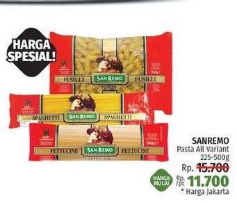 Promo Harga SAN REMO Pasta All Variants 500 gr - LotteMart
