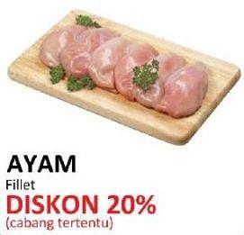 Promo Harga Ayam Fillet per 100 gr - Yogya