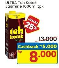 Promo Harga Ultra Teh Kotak Jasmine 1000 ml - Indomaret