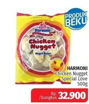 Promo Harga HARMONI Chicken Nugget Spesial Love 500 gr - Lotte Grosir
