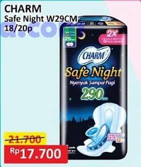 Promo Harga Charm Safe Night Wing 29cm 18 pcs - Alfamart